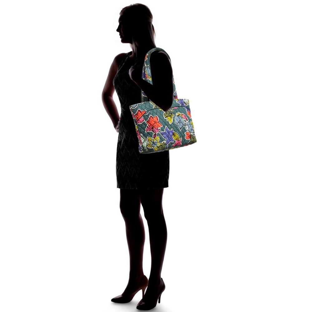 1 left❤️NWT Vera Bradley Falling Flowers tote - Picture 4 of 8